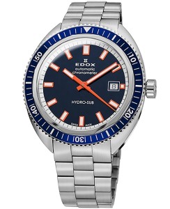 Zegarek EDOX Hydro-sub Date Automatic 80128-3BUM-BUIO