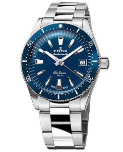 Zegarek EDOX Skydiver Automatic Lady 80131-3BUM-BUIN
