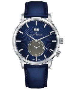Zegarek Claude Bernard Classic 2nd Time Zone 62007-3-BUIGN