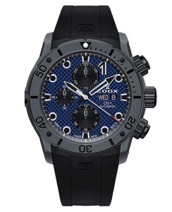 Zegarek EDOX CO-1 Carbon Chrono Automatic 01125-CLNGN-BUNN