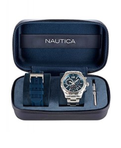 Zegarek Nautica Long Beach Chrono Set NAPLECR01