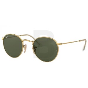 Okulary przeciwsłoneczne Ray-Ban Round Flat Lenses RB3447N 001 50