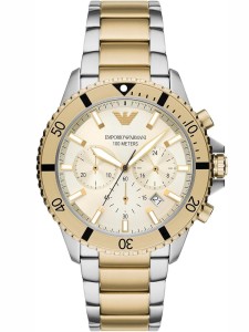 Zegarek męski EMPORIO ARMANI AR11606 Two-Tone Chronograph